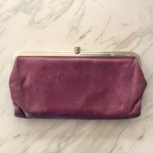 Eggplant “Lauren” Hobo Clutch wallet